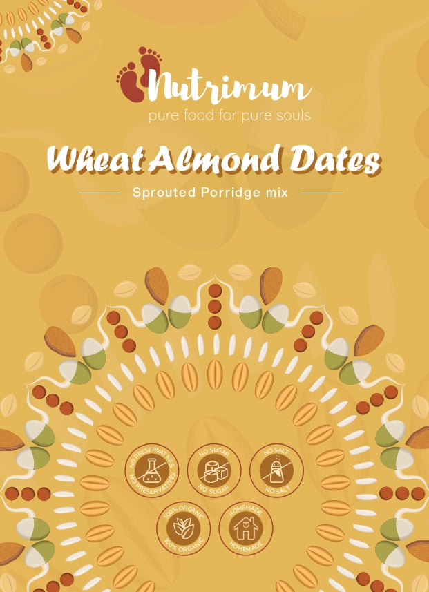 Wheat Almond Date Porridge Mix